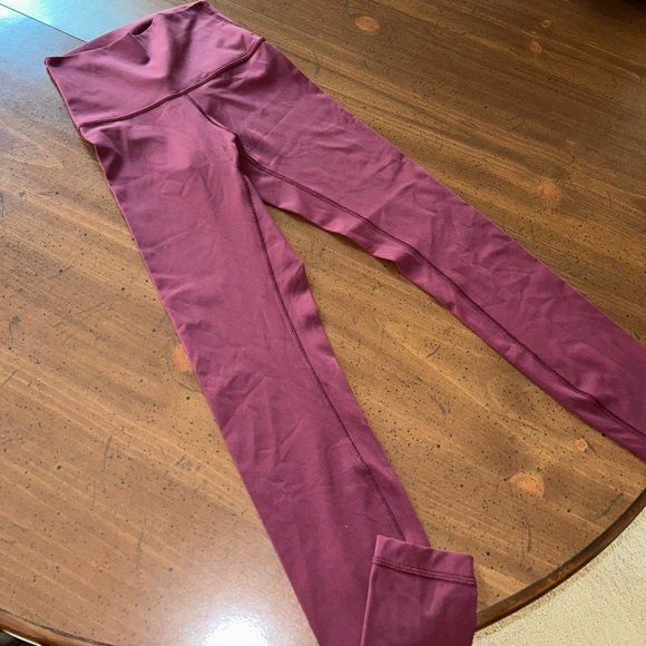 Lululemon align leggings burgundy - Picture 7 of 10